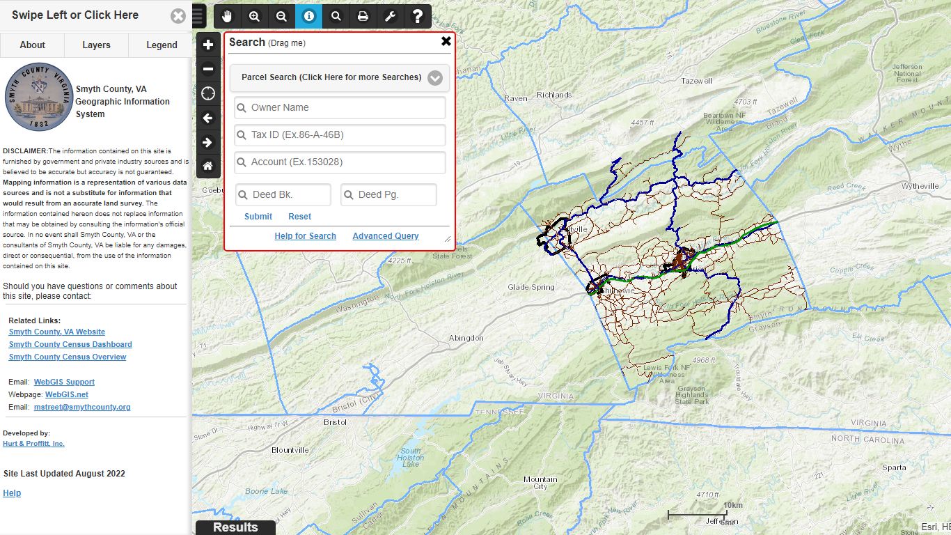 Smyth County, VA - WebGIS